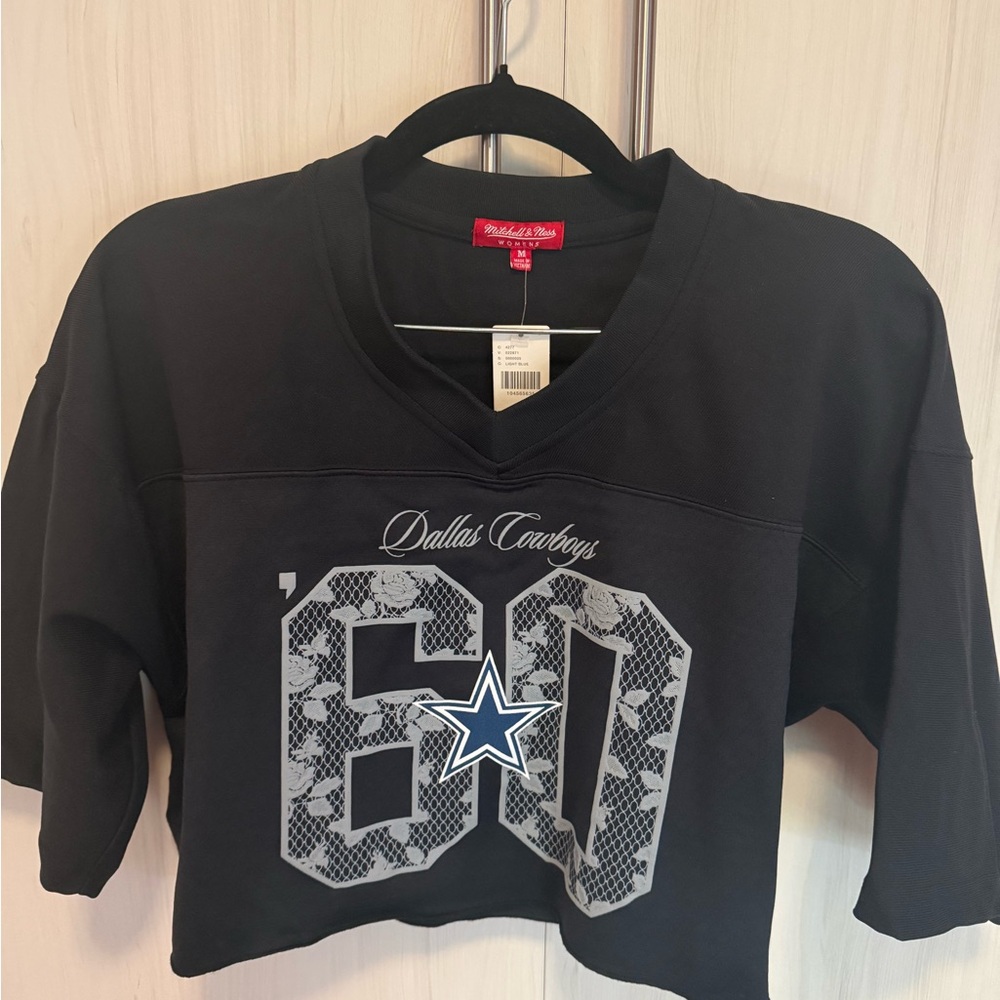 Mitchell & Ness  Dallas Cowboys Women’s Cropped Jersey Size Small NWT